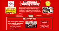 Desktop Screenshot of beasttrainingwrestlingclub.com